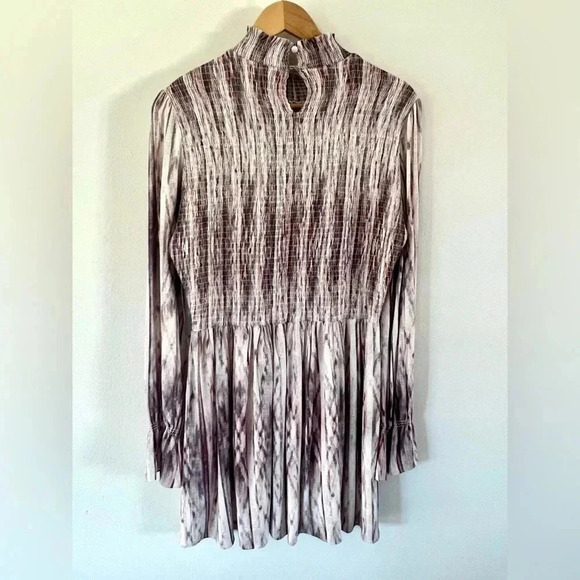 Tart Collections Birdie Dress Long Sleeve High Neck Smocked Dress Size Large NWT - Picture 6 of 12